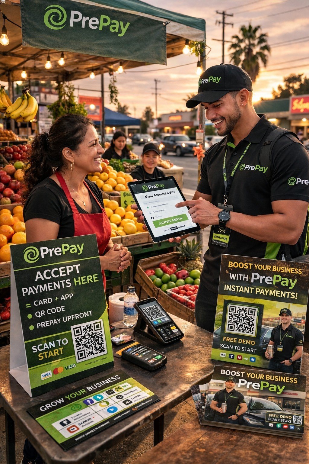 PREPAY vendor activation scene