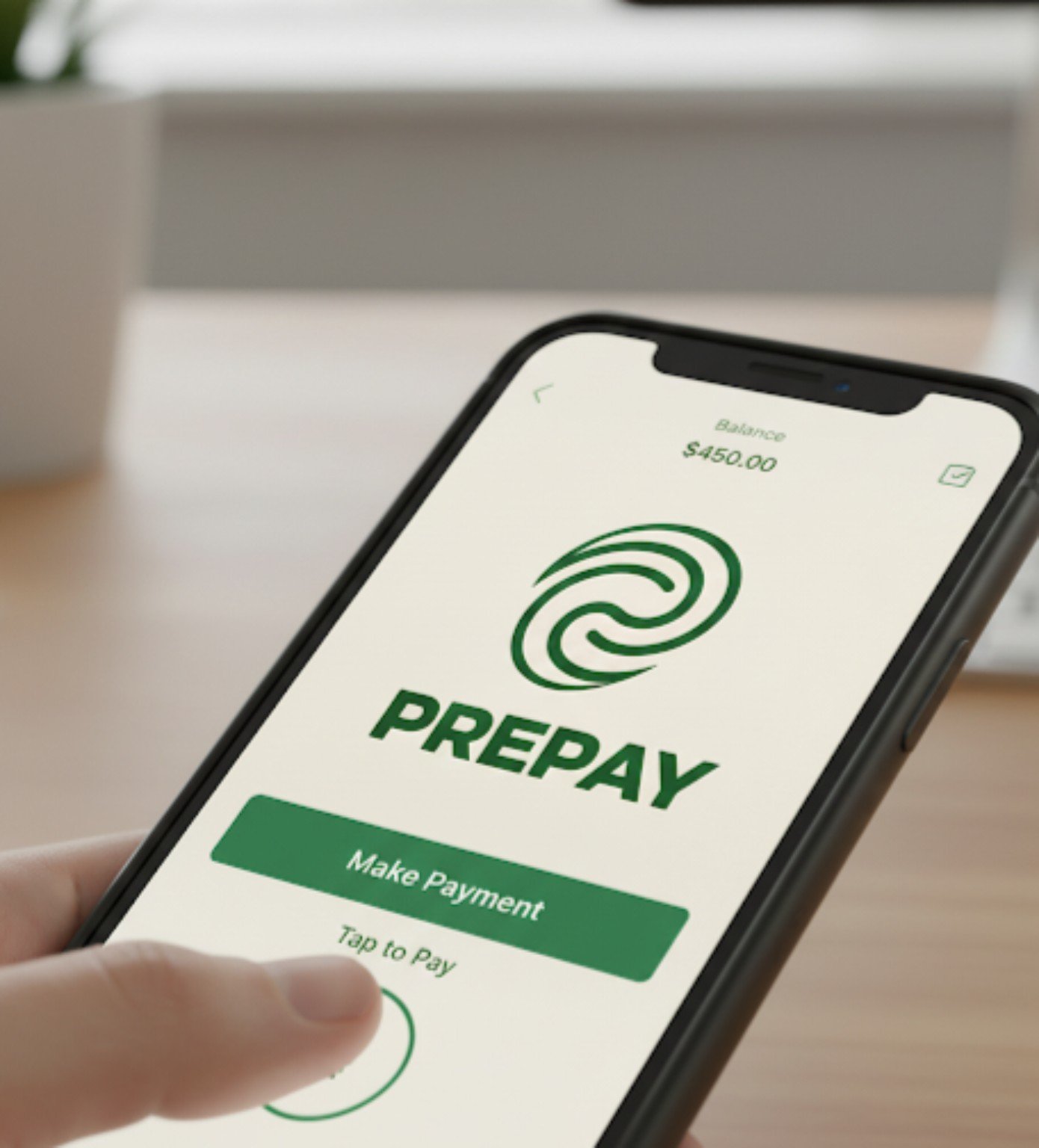 PREPAY app on phone